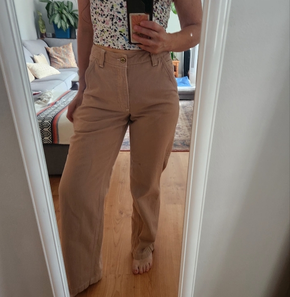 TNA Tan Boot Cut Pants - Picture 6 of 7